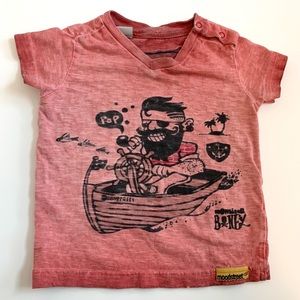 Moodstreet Infant Baby Boy Pirate T-Shirt